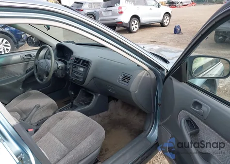 2000 Honda Civic Lx from USA, damaged, VIN 2HGEJ6674YH586933